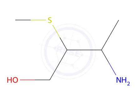 Chemical structure of 3-amino-2-(methylsulfanyl)butan-1-ol