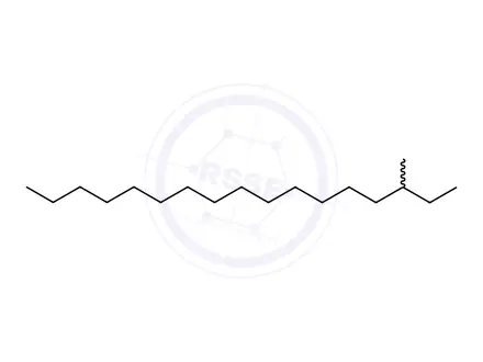 Chemical structure of 3-Methylheptadecane