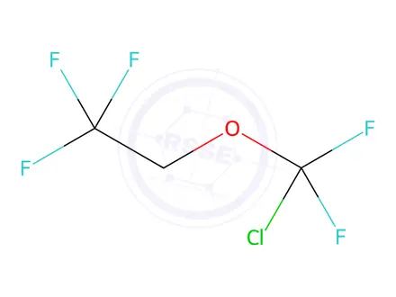 Chemical structure of Isoflurane Impurity 3