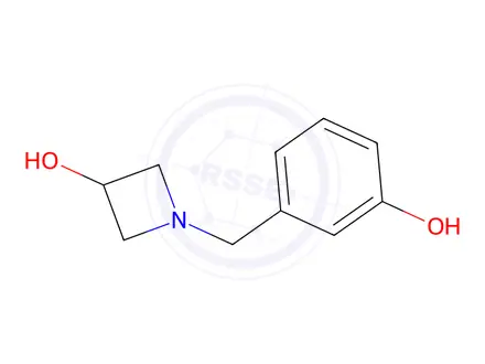 Chemical structure of 1-[(3-hydroxyphenyl)methyl]azetidin-3-ol