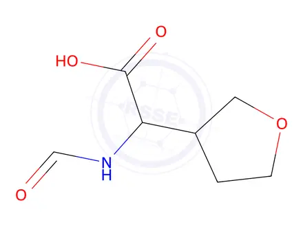 Chemical structure of 2-Formamido-2-(tetrahydrofuran-3-yl)acetic acid