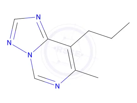 Chemical structure of 7-Methyl-8-propyl-[1,2,4]triazolo[1,5-c]pyrimidine