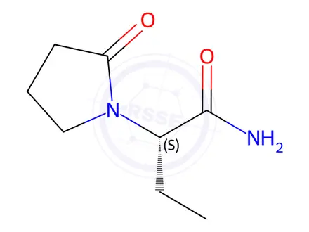 Chemical structure of Levetiracetam