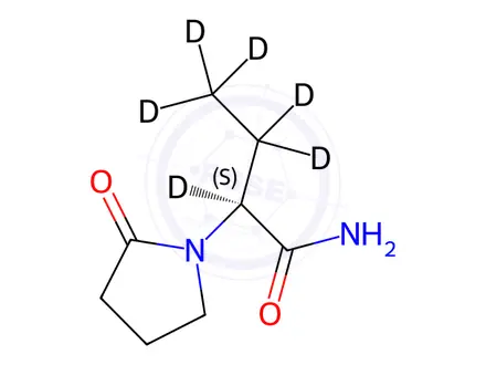Chemical structure of Levetiracetam-d6(Ethyl-1,1,2,2,2-d5))