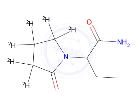 Chemical structure of rac-Levetiracetam-d6