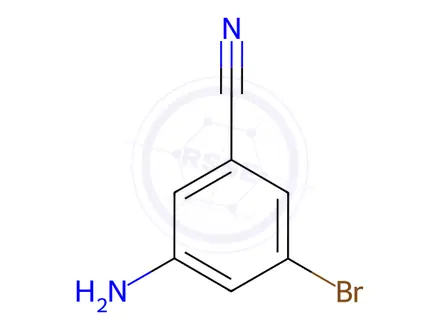 Chemical structure of 3-Amino-5-bromobenzonitrile