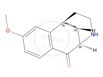 Chemical structure of Dextromethorphan Impurity 52