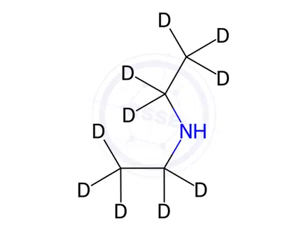 Chemical structure of Diethyl-d10-amine