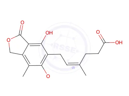 Chemical structure of (Z)-Mycophenolic Acid