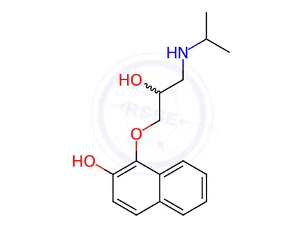 Chemical structure of Propranolol Hydrochloride Impurity 34