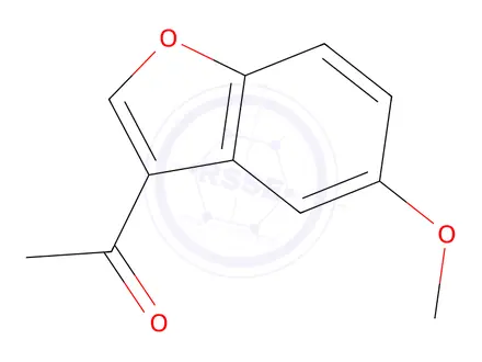 Chemical structure of 1-(5-Methoxybenzofuran-3-yl)ethan-1-one