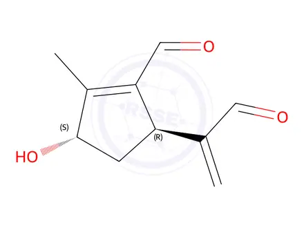 Chemical structure of 8,9-Didehydro-7-hydroxydolichodial