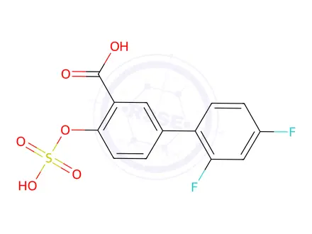 Chemical structure of Diflunisal Impurity 2