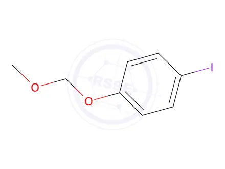 Chemical structure of 1-Iodo-4-(methoxymethoxy)benzene