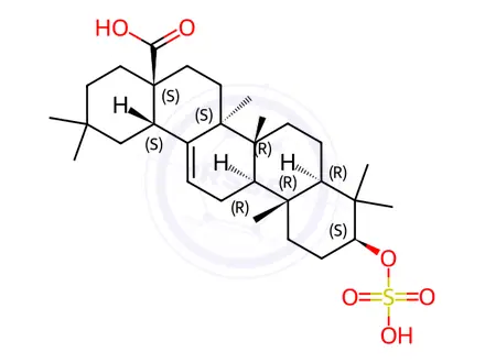 Chemical structure of Oleanolic Acid Impurity 4