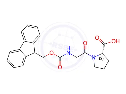 Chemical structure of Fmoc-Gly-Pro-OH