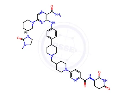 Chemical structure of NX-5948 Impurity 2