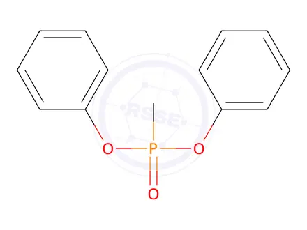 Chemical structure of Diphenyl Methylphosphonate