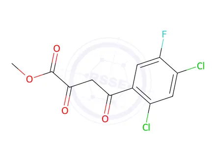 Chemical structure of METHYL 4-(2,4-DICHLORO-5-FLUOROPHENYL)-2,4-DIOXOBUTANOATE