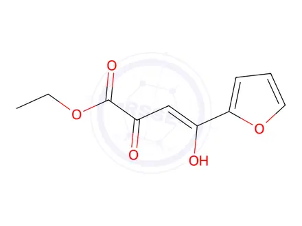 Chemical structure of Ethyl (2Z)-4-(2-Furyl)-2-hydroxy-4-oxobut-2-enoate