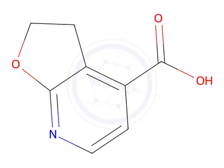 Chemical structure of 2,3-dihydrofuro[2,3-b]pyridine-4-carboxylic acid
