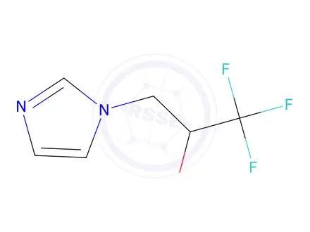 Chemical structure of 1,1,1-trifluoro-3-(1h-imidazol-1-yl)propan-2-ol