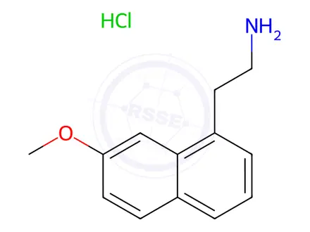 Chemical structure of Agomelatine Impurity 20(Hydrochloride)