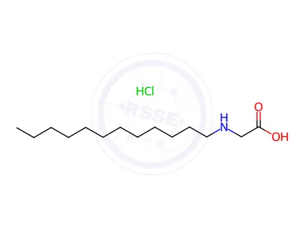 Chemical structure of N-DODECYLGLYCINE HYDROCHLORIDE