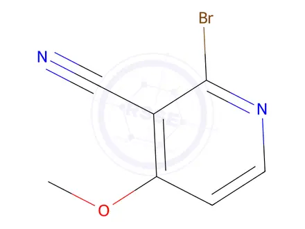 Chemical structure of 2-Bromo-4-methoxynicotinonitrile