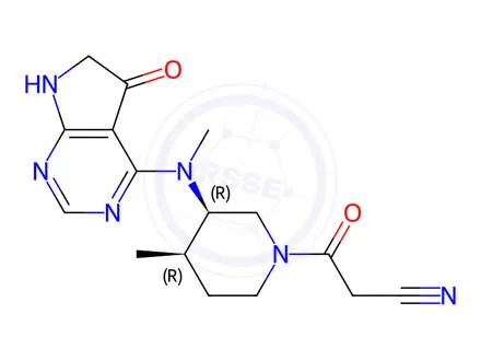 Chemical structure of Tofacitinib Citrate Impurity 214