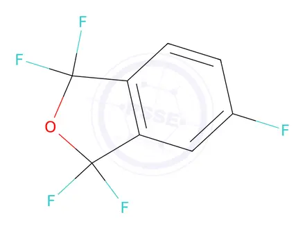 Chemical structure of 1,1,3,3,5-Pentafluoro-1,3-Dihydro-Isobenzofuran