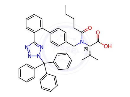 Chemical structure of Valsartan Impurity 61