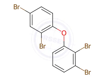 Chemical structure of 2,2',3,4'-Tetrabromodiphenyl Ether
