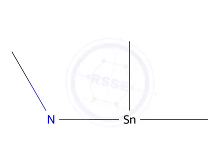 Chemical structure of N,N,1,1,1-pentamethylstannanamine