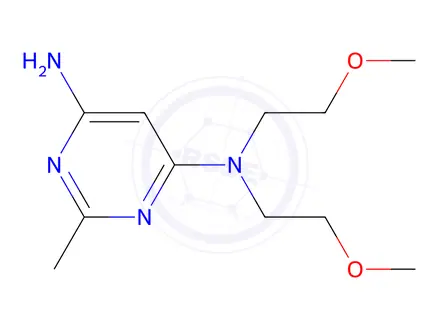 Chemical structure of n4,n4-bis(2-methoxyethyl)-2-methylpyrimidine-4,6-diamine