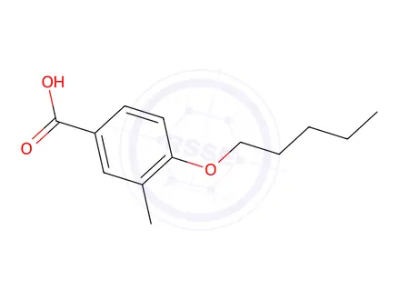 Chemical structure of 3-Methyl-4-(pentyloxy)benzoic acid
