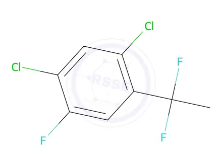 Chemical structure of 1,5-Dichloro-2-(1,1-difluoroethyl)-4-fluorobenzene