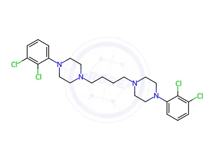 Chemical structure of 1,4-bis(4-(2,3-Dichlorophenyl)piperazin-1-yl)butane