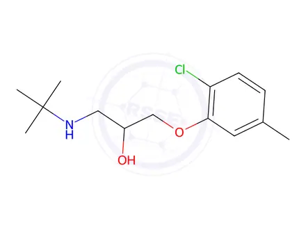 Chemical structure of Bupranolol