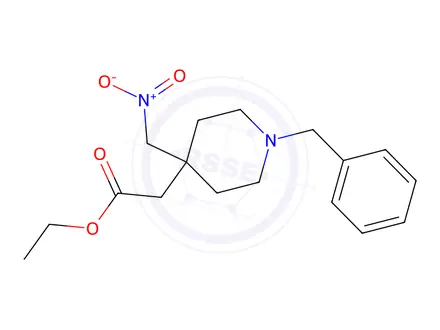 Chemical structure of (1-Benzyl-4-Nitromethyl-Piperidin-4-Yl)-Acetic Acid Ethyl Ester