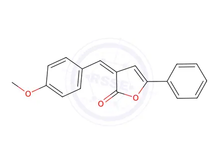 Chemical structure of 3-(4-Methoxybenzylidene)-5-phenylfuran-2(3H)-one
