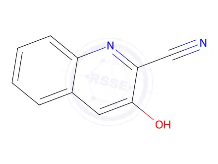 Chemical structure of 2-CYANO-3-HYDROXYQUINOLINE