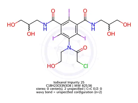Chemical structure of Iodixanol Impurity 25
