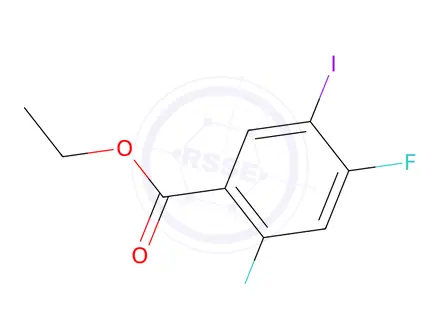 Chemical structure of Ethyl 2,4-difluoro-5-iodobenzoate