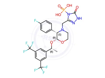 Chemical structure of Fosaprepitant Impurity NLS