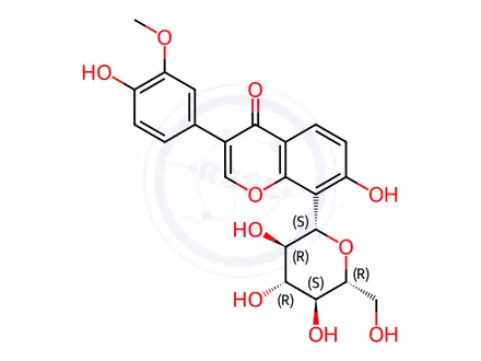 Chemical structure of 3’-Methoxy Puerarin