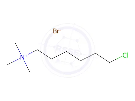 Chemical structure of 6-Chlorohexyl Trimethyl Ammonium Bromide