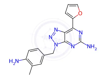 Chemical structure of Vipadenant
