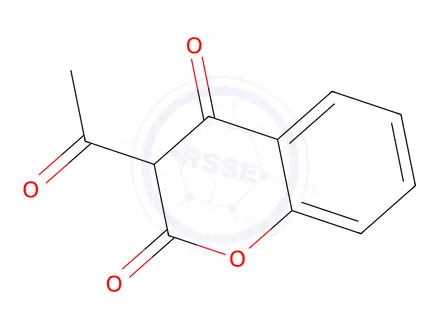 Chemical structure of 3-Acetylchromane-2,4-dione