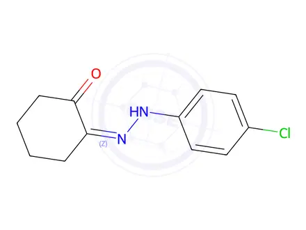 Chemical structure of 1,2-CYCLOHEXANEDIONE, MONO[(4-CHLOROPHENYL)HYDRAZONE]